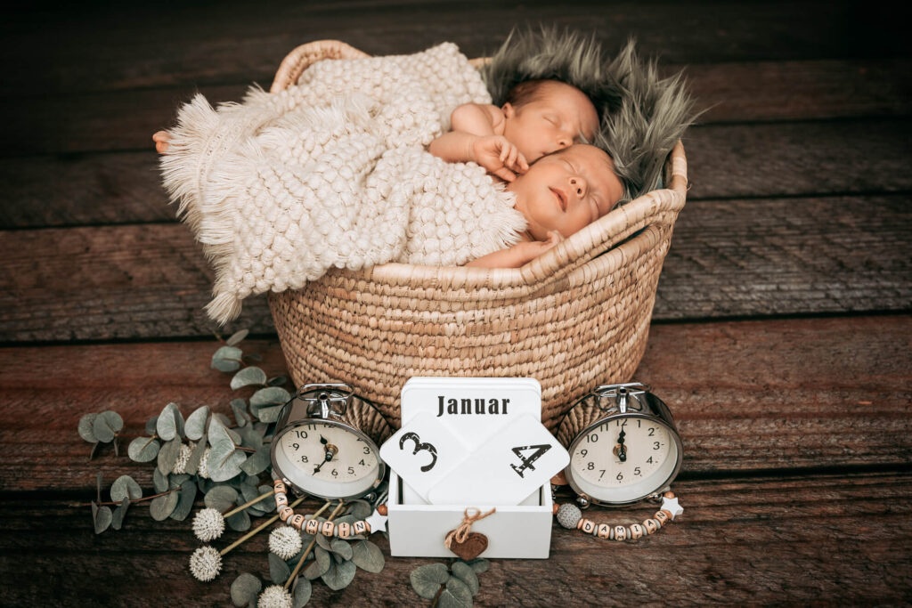 Baby Neugeborene Fotografie Babyfoto Bildgefühle Odenwald Zwillinge